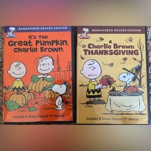 Classic Charlie Brown Halloween and Thanksgiving Videos
